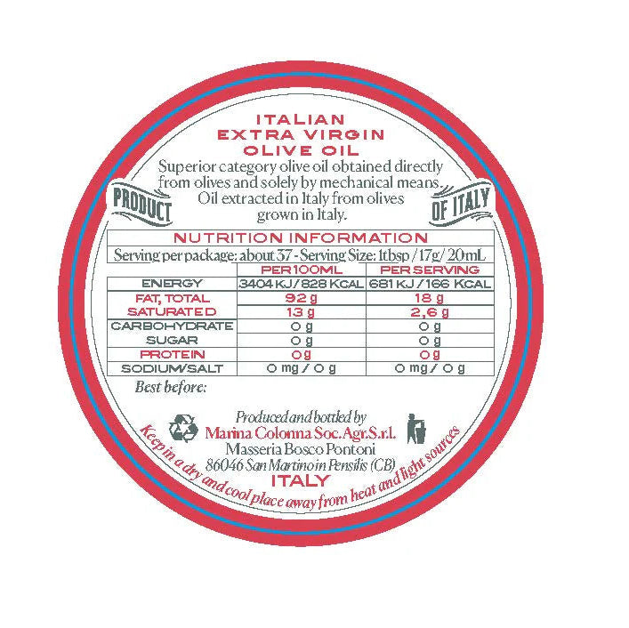 Colonna Extra Virgin Olive Oil
