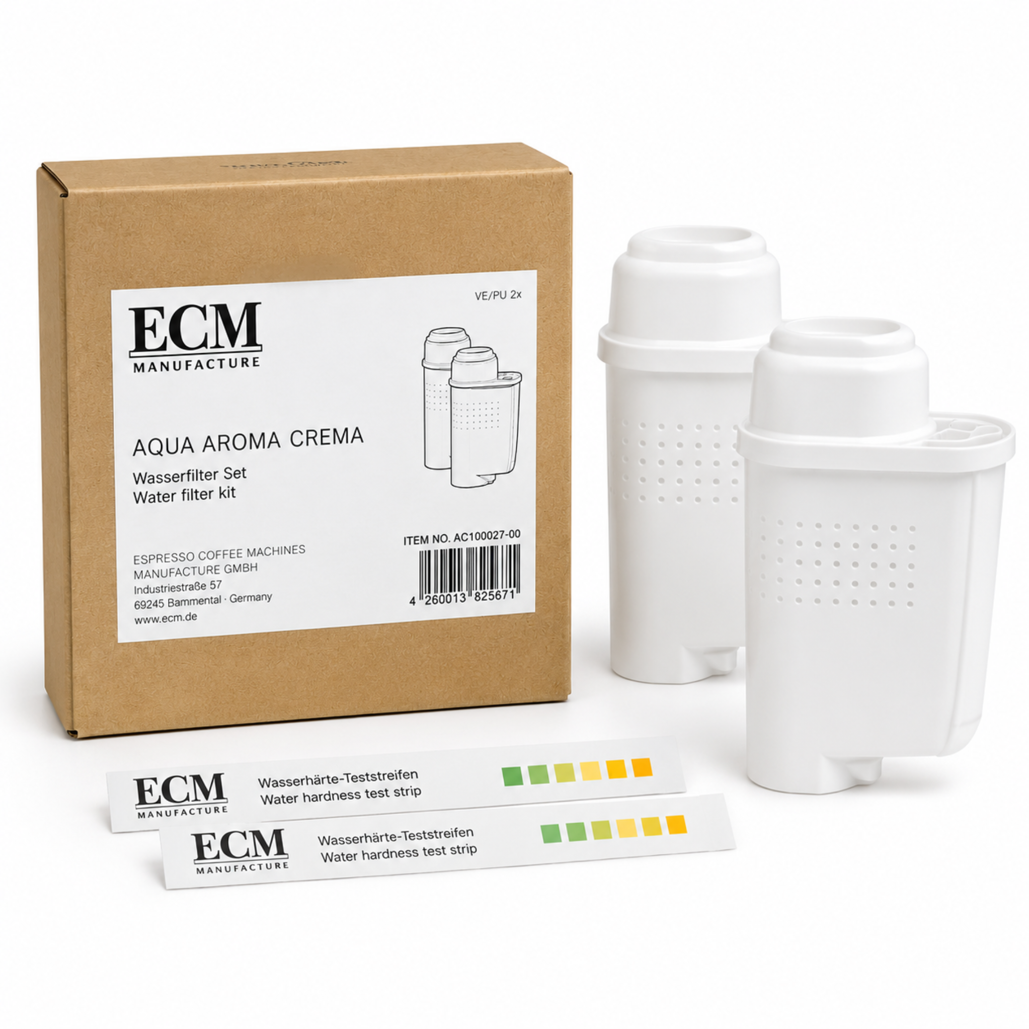 ECM vannfilter sett 2 stk