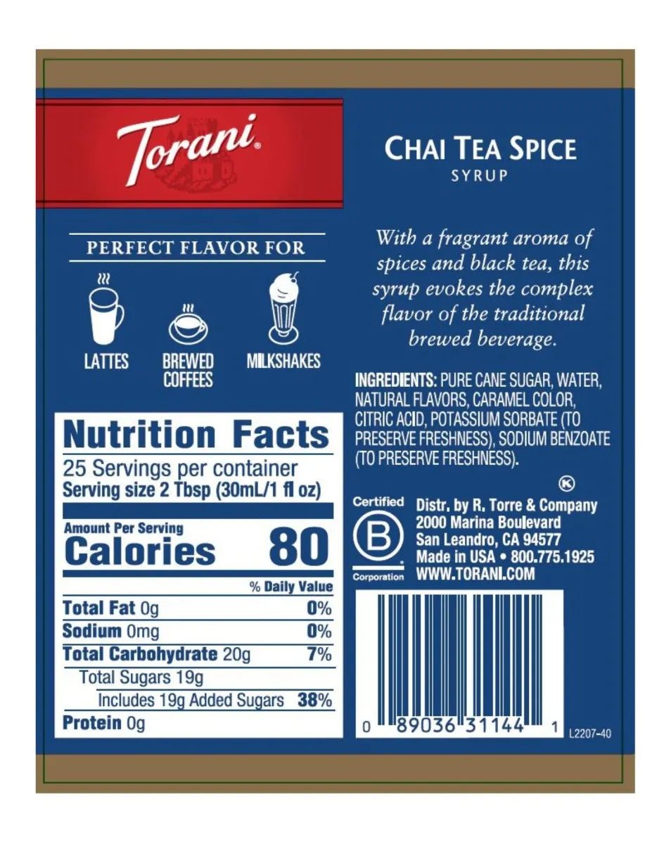 Torani Chai Tea Spice
