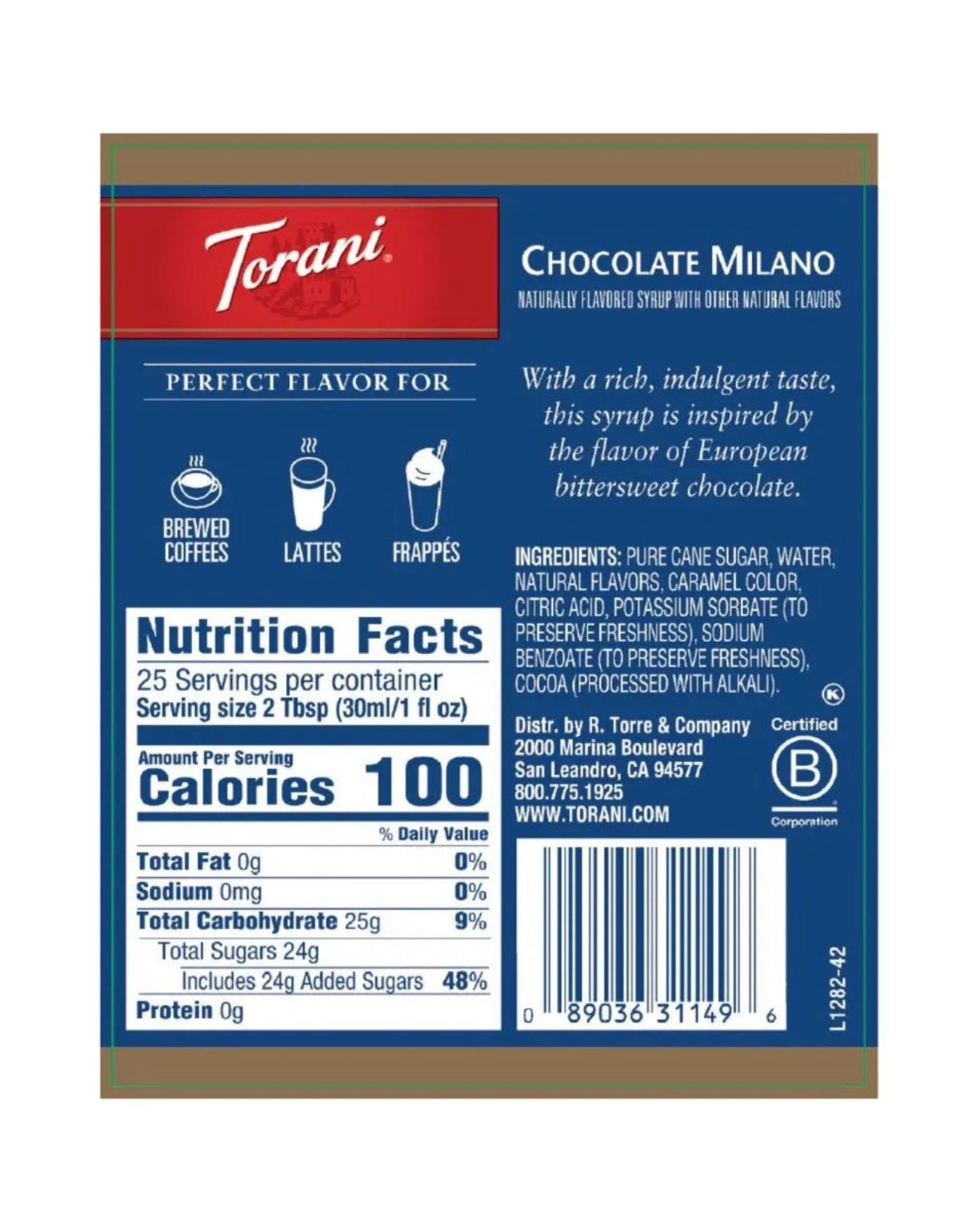 Torani Chocolate Milano