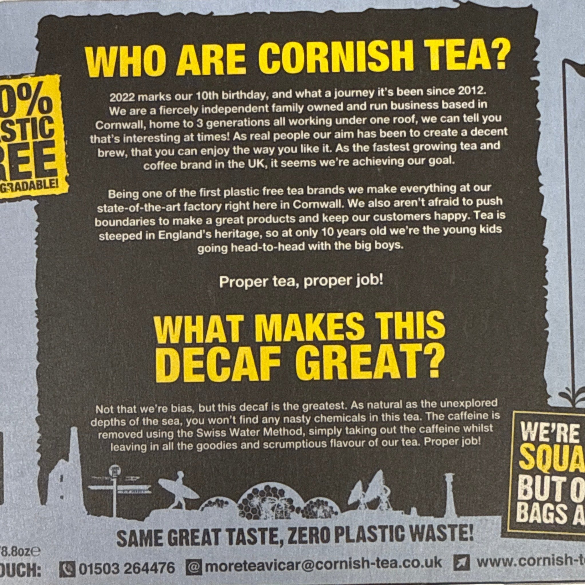 Cornish Tea Decaffeinated