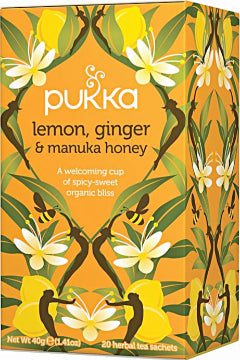 Pukka sitron ingefær manuka