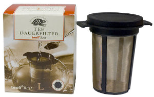 Tefilter/kaffefilter finmasket.